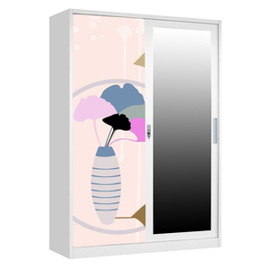 ตู้เสื้อผ้าเหล็กพร้อมกระจก - Product Image 6