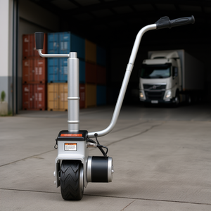 Chariot électrique pour remorque Vevor, capacité 5000 lb, 350 W, 12 V, roue de manœuvre, pince réglable de 12 à 24,8 pouces - Product Image 2