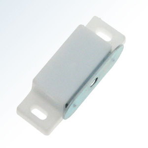 Cierre Magnético Moderno y Duradero de Plástico Blanco para Puertas de Apartamentos, Hoteles, Cocinas, Armarios y Guardarropas - Product Image 1