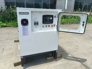 Générateur diesel silencieux 25 kVA 20 kW refroidi par <span class=keywords><strong>eau</strong></span>, enceinte insonorisée, centrale électrique industrielle - Product Image 4