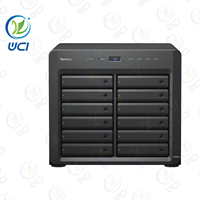 Synology 12-Bay DiskStation DS3622xs + (Diskless)Networking Storage NAS Disk Array Enclosure 2U Rack Size Solution for Home Use