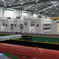 ALCSB --- Ligne de production de machines non tissées à poinçonner avec aiguille en tissu d'essuyage de 2800mm