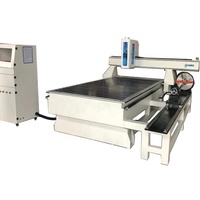 YN 1325 Chine Vente Chaude Machine de fraisage CNC 4 axes 3D pour bois/PVC/MDF/acrylique, pour la fabrication de colonnes, escaliers et pieds de table, 220V/380V, Garantie 2 ans