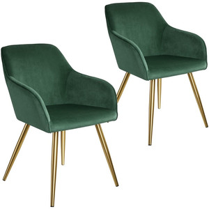 Poltrona Classica Mid-Century Imbottita per Hotel, in Tessuto o Velluto con Gambe in Metallo, <span class=keywords><strong>Sedie</strong></span> da Sala da Pranzo per Casa e <span class=keywords><strong>Cucina</strong></span> - Product Image 4
