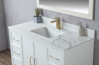 Meuble-lavabo autoportant minimaliste pour salle de bain