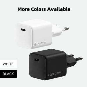 Chargeur mural PD à charge rapide 25W Gan Type-C avec prise EU pour écouteurs et appareil photo - Product Image 2