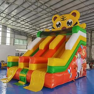 Tobogán Inflable Comercial de PVC con Diseño de <span class=keywords><strong>León</strong></span> y Tigre para Niños, Tobogán Inflable Seco para Exteriores, Castillo Inflable Infantil, Tobogán Inflable Seco con Forma de Animal - Product Image 4