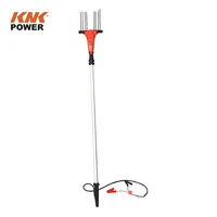 KNK POWER Récolteuse Électrique de Café, Fruits et Olives, Secoueur d'Olives à Batterie, Machine à Vibrations pour la Récolte des Arbres, Outils de Récolte