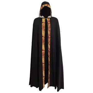 <span class=keywords><strong>Disfraz</strong></span> de Halloween de <span class=keywords><strong>Vampiro</strong></span>, Diablo, Mago, para <span class=keywords><strong>Mujer</strong></span> y Hombre, Estilo Medieval, Vintage, Gótico, con Capucha, CRHO-014 - Product Image 2
