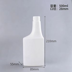 White 500Ml <b>Plastic</b> Cleaning <b>Spray</b> <b>Bottle</b> With Standard Cap For General Packaging - Product Image 5