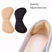 Coussinets adhésifs souples de qualité supérieure en forme de papillon pour talons hauts et chaussures amples, prévention des frottements du pied