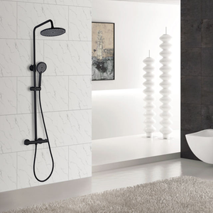 Columna <span class=keywords><strong>de</strong></span> <span class=keywords><strong>Ducha</strong></span> Termostática <span class=keywords><strong>de</strong></span> Acero Inoxidable Cromado con Monomando, Lluvia y Rociado Suave - Product Image 3