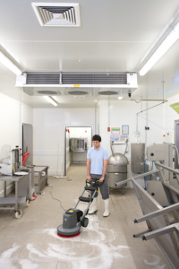 Professionelle Gewerbliche Bodenreinigungsmaschine Kärcher <span class=keywords><strong>BD</strong></span> 43/150 Einscheiben-Bodenreiniger und -Polierer für Hotels - Product Image 6