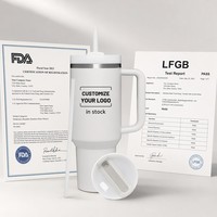 Zogifts - Vaso Térmico Personalizado con Logotipo, 40 oz, Aislado al Vacío, de Acero Inoxidable, con Asa, para Regalos Corporativos al por Mayor