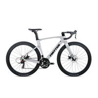 Mon Vélo de Route et de Gravel 700c V3 RS 12S en Fibre de Carbone Aérodynamique, 21 Vitesses, Roues en Alliage, Bleu, Unisexe, AL7005 Race 24*15