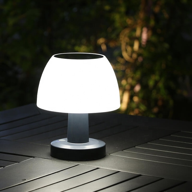 New Design IP54 Solar Garden Lamp Type-c Charging LED Outdoor/Indoor Table Lamp for Garden Solar Desk Lamp