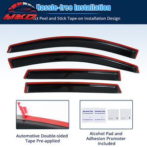 Pare-soleil en acrylique pour Honda CR-V 07-11, déflecteurs de pluie, lot de 4 pièces, protection des vitres latérales des portes de voiture - Product Image 5