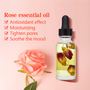 Huile Essentielle de Rose Bio Marque Blanche Hydratante Éclaircissante pour le Visage et le Corps, Sérum Huileux Éclatant pour Massage, Huile de Soin Relaxante OEM - Product Image 2