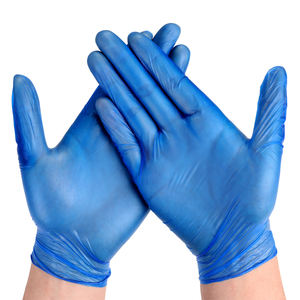 Латекс бесплатно одноразовые виниловые/ПВХ перчатки порошок бесплатно Синий завод прямая продажа хорошая цена Высокое качество - Product Image 5