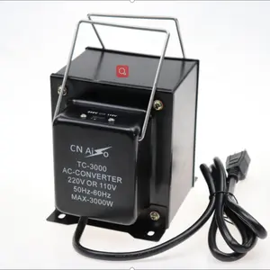 3000W 110V A 220V Intensificar E Para Baixo Transformador Conversor de Voltagem