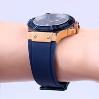 Correa de Reloj de Silicona de Lujo de Alta Calidad LAIHE, Banda de Reloj de Silicona para W0040G3 W0040G5 W0247G3, Tamaño 22 mm