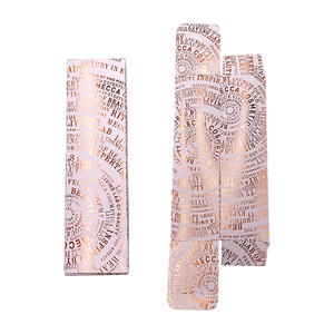 Beauty Box Packaging Customized Gold Foil Logo Printed Durable Apparel Packaging lip gloss boxes