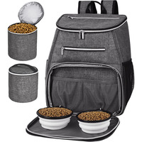 Sac à dos de voyage pour chien, double couche, imperméable, capacité 15 kg, fermeture éclair, approuvé par les compagnies aériennes, durable, pour animaux de compagnie
