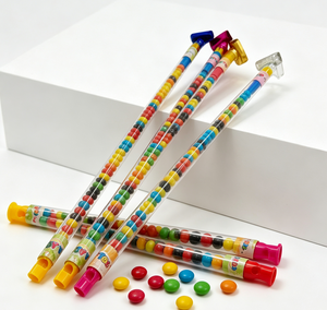 BESTAR Jouet interactif pour enfants, bonbons à mâcher en forme de sifflet, bonbons durs colorés en forme de boule, bonbons sucrés - Product Image 6