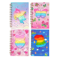 Cuaderno Espiral A5 con Diseño de Dibujos Animados Personalizados, Cuaderno de Alivio del Estrés con Diseño de Animales, 80 Hojas, Regalo Promocional, Venta al Por Mayor, OEM
