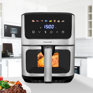 Freidora de aire inteligente de acero inoxidable con pantalla táctil grande de 6,5 L, horno multifuncional comercial moderno para uso doméstico eléctrico - Product Image 5