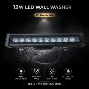 Les projecteurs LED RIL-101-12W-WW et RIL-201-12W-RGBWW sont des solutions d'éclairage compactes conçues pour l'éclairage mural. - Product Image 2