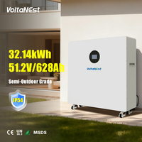 VoltaNest Batterie Lithium-ion Personnalisée 51.2V 628Ah 32kWh pour Stockage d'Énergie Solaire pour Maisons Mobiles - Fournisseur