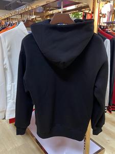 Sweat à capuche épais en coton vierge OEM ODM pour hommes, sans cordes, logo bouffant personnalisé, pull à capuche unisexe de grande taille pour hommes - Product Image 3