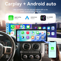 ZWNAV Pantalla de 15.8 Pulgadas para Jeep Compass 2010-2016, Carplay Inalámbrico, Android 15, Radio Estéreo para Auto, GPS, Wifi, Actualización GPS
