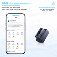 Mini Rastreador GPS OBD2 Preciso con Red 4G LTE, WiFi, Conexión Plug and Play, Rastreo de Vehículos en Tiempo Real con Tarjeta SIM GSM GPRS