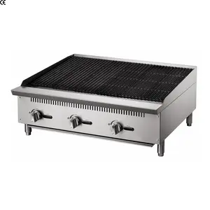 High Sales Charbroiler Gas Charbroiler Height BBQ Grill Hot Sale High Performance 36 Inch Manual Control Gas Table Top Charbroil