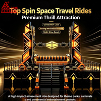 Manèges Top Spin : Équipement d'attraction extérieur pour fêtes foraines et parcs d'attractions, pour sensations extrêmes
