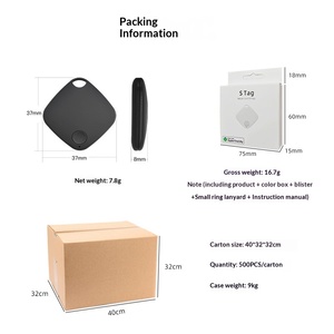 Zturn מאושר על ידי MFi עבור אפל, מכשיר איתור <span class=keywords><strong>GPS</strong></span> חכם ומקורי, תג איתור מיני Air Locator לארנק, מזוודות וחיות מחמד - Product Image 4