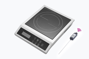 2500W Single Zone Induction Cooker With <b>Temperature</b> <b>Probe</b> & Black Glass Body, for Home Kitchen 2500W Power Rapid Heating for Eff - Product Image 3