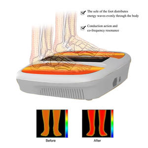 Máquina eléctrica de masaje de pies con vibración de grafeno, masajeador vibratorio de pies para rehabilitación de caídas de pies - Product Image 5