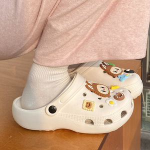 2026 New Cartoon Platform EVA <b>Clogs</b>, Soft Non-slip Slides For Men Women Students Summer Outdoor Daily Wear - Product Image 3