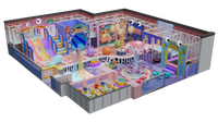 Aire de jeux intérieure personnalisée pour enfants HELLO CAT, structure de jeu souple en ABS, capacité de 500 kg pour les enfants