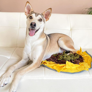 Dog Snuffle Mat Toy <b>Slow</b> <b>Feeder</b> Puppy Chew Toys Keep Busy Sniffing Mat for All Breeds Sizes Pet Snuffle Mat for Dogs Cats - Product Image 2