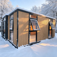 Maison préfabriquée extensible de luxe en conteneur pour appartements et hôtels, design moderne, résistante aux tremblements de terre, économie d'énergie
