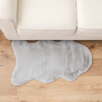 Nature Crème Beige Gris Chaud Shaggy Moelleux De Luxe Décor À La Maison Zone Faux Peau De Mouton Fourrure Tapis Tapete pour Salon Chaise Canapé