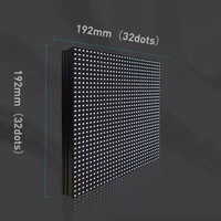 Module LED extérieur P6, taille 192x192mm, panneau d'affichage LED couleur pleine, étanche, unité d'écran LED haute luminosité pour la publicité