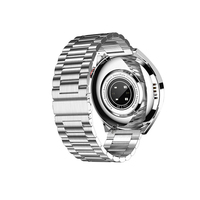 Reloj Inteligente Deportivo con Correa de Acero, el Mejor Reloj Inteligente Deportivo para Hombre con Respuesta a Llamadas, Monitoreo de Salud, Reloj Inteligente Redondo para el Cuidado de la Salud