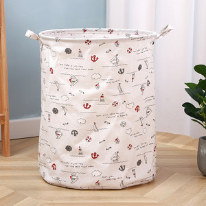 Cesto de Ropa Plegable de Tela Grande para el Hogar, Impermeable, para Almacenamiento de Juguetes, de Algodón y Lino - Product Image 6