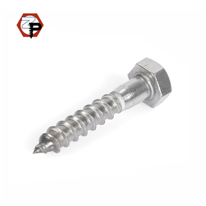 DIN571 Stainless Steel A2-70 A4-80 SS 304 316 Wooden Furniture Hex Hexagon Head Lag <strong>Wood</strong> <strong>Screws</strong> - Product Image 6