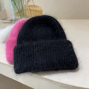 <span class=keywords><strong>Bonnet</strong></span> unisexe d'hiver en tricot côtelé chaud, couleur unie, avec revers, pour femmes et hommes, <span class=keywords><strong>bonnet</strong></span> épais en tricot, logo personnalisé, vente en gros - Product Image 4